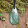 Roimata or Teardop carved from Hapopo Pounamu - NZ Greenstone