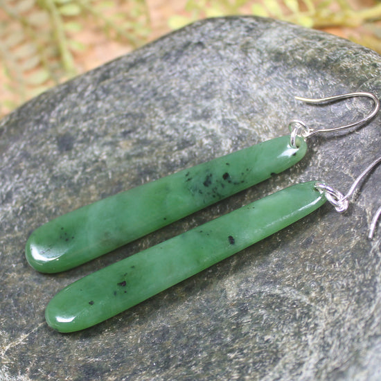 Hapopo Pounamu Earrings