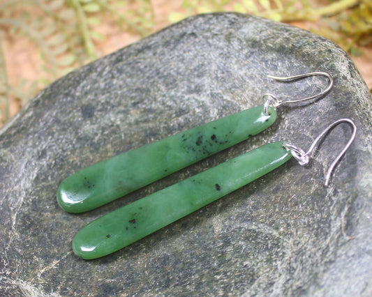 Hapopo Pounamu Earrings