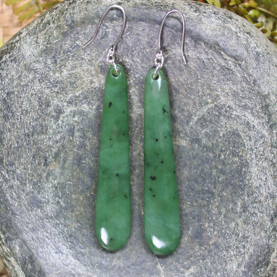 Hapopo Pounamu Earrings