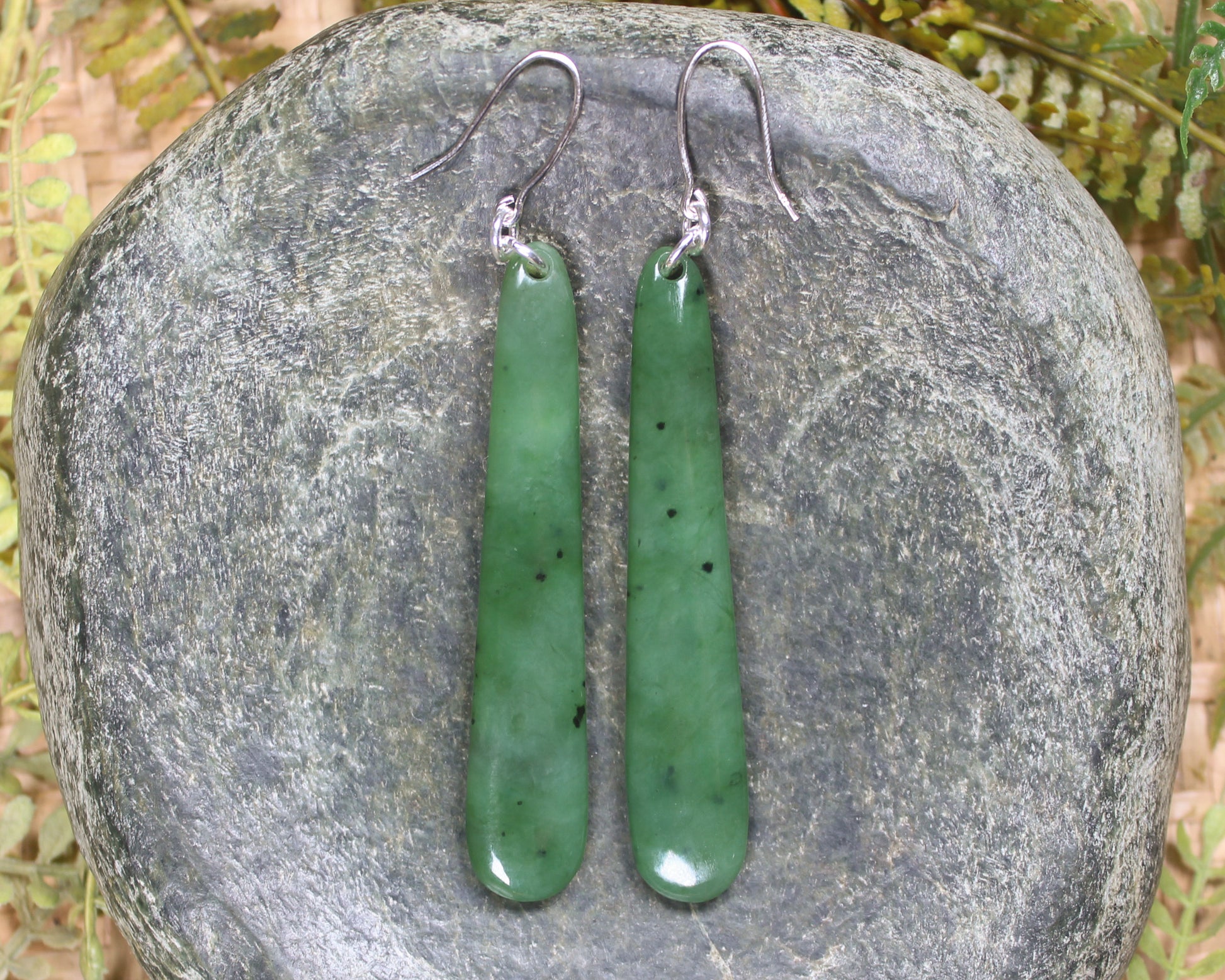 Hapopo Pounamu Earrings