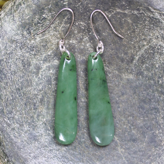Hapopo Pounamu Earrings