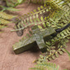 NZ Greenstone Cross pendant 