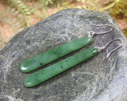 Hapopo Pounamu Earrings
