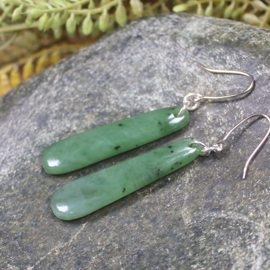 Hapopo Pounamu Earrings