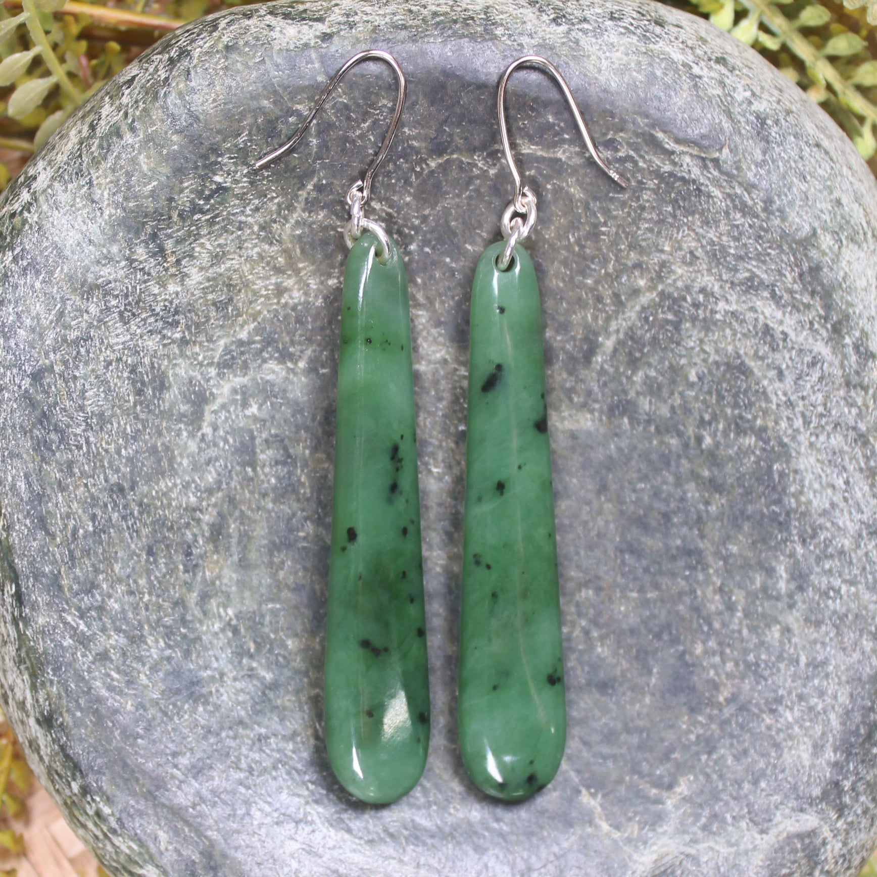 Hapopo Pounamu Earrings