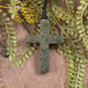 NZ Greenstone Cross pendant 