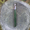 Kawakawa Pounamu pendant set in Sterling Silver - NZ Greenstone