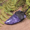 Charoite Tooth Pendant Niho