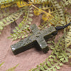 NZ Greenstone Cross pendant 