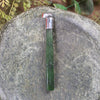 Kawakawa Pounamu pendant set in Sterling Silver - NZ Greenstone