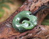 Koropepe carved from Hapopo Pounamu - NZ Greenstone