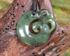 Koropepe carved from Hapopo Pounamu - NZ Greenstone