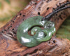 Koropepe carved from Hapopo Pounamu - NZ Greenstone
