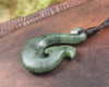 Whale tail carved from Hapopo Pounamu - NZ Greenstone