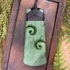 Hapopo Pounamu Toki with Koru