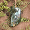 Tooth pendant carved from Inanga Pounamu - NZ Greenstone