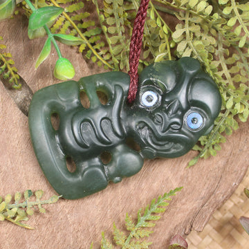 Hei Tiki carved from Tangiwai Pounamu - NZ Greenstone