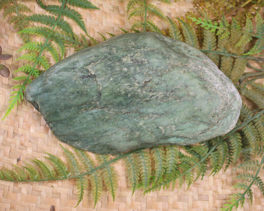 Freeform Kawakawa Pounamu Sculpture