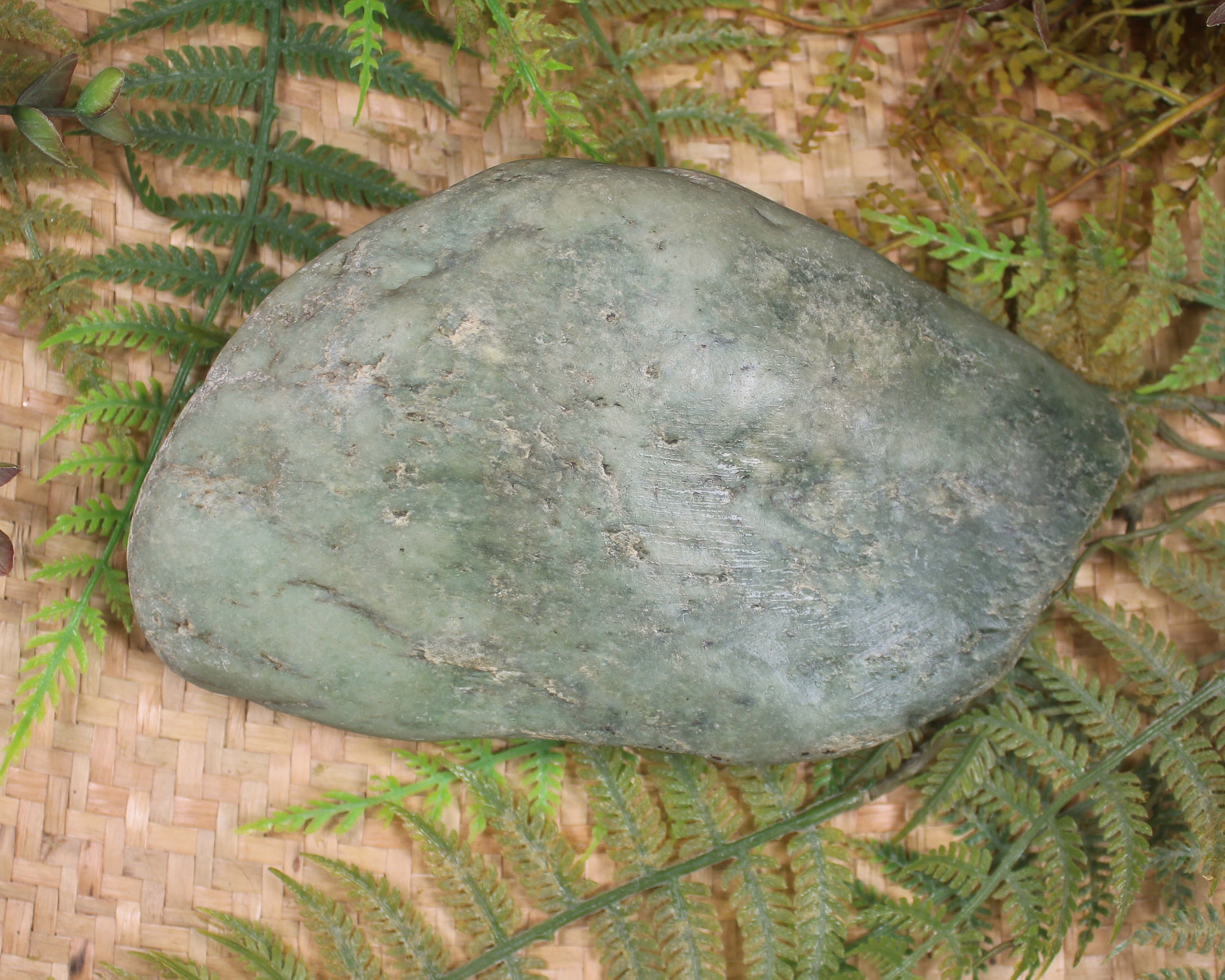 Freeform Kawakawa Pounamu Sculpture