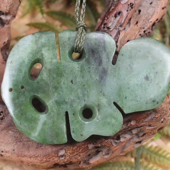 Hapopo Pounamu Hei Tiki - NZ Greenstone