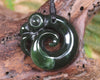 Koropepe carved from Kawakawa Pounamu - NZ Greenstone