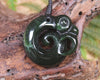 Koropepe carved from Kawakawa Pounamu - NZ Greenstone