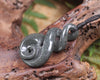 Koru Twist carved from Serpentine Pounamu - NZ Greenstone