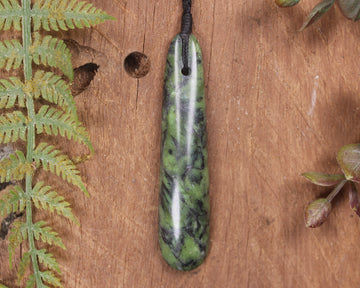 Roimata Teardrop carved from Douglas Creek Pounamu - NZ Greenstone
