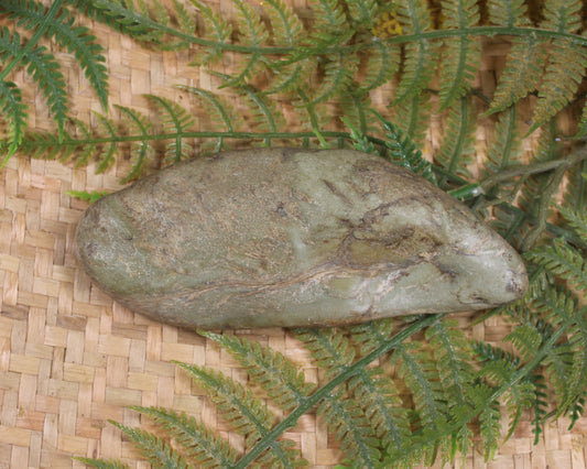 Freeform Pounamu Sculpture - Kokopu  Pounamu - NZ Greenstone