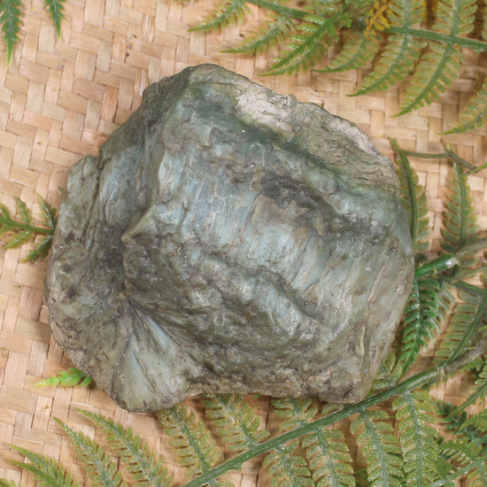 Freeform Touchstone Pounamu Sculpture - Inanga Pounamu - NZ Greenstone