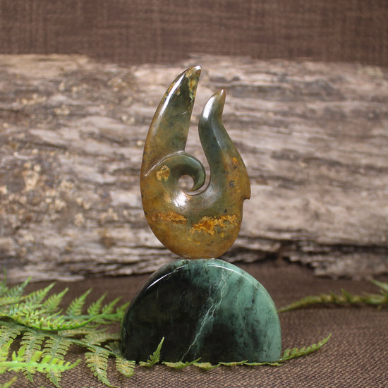 Matau Sculpture carved from Pounamu