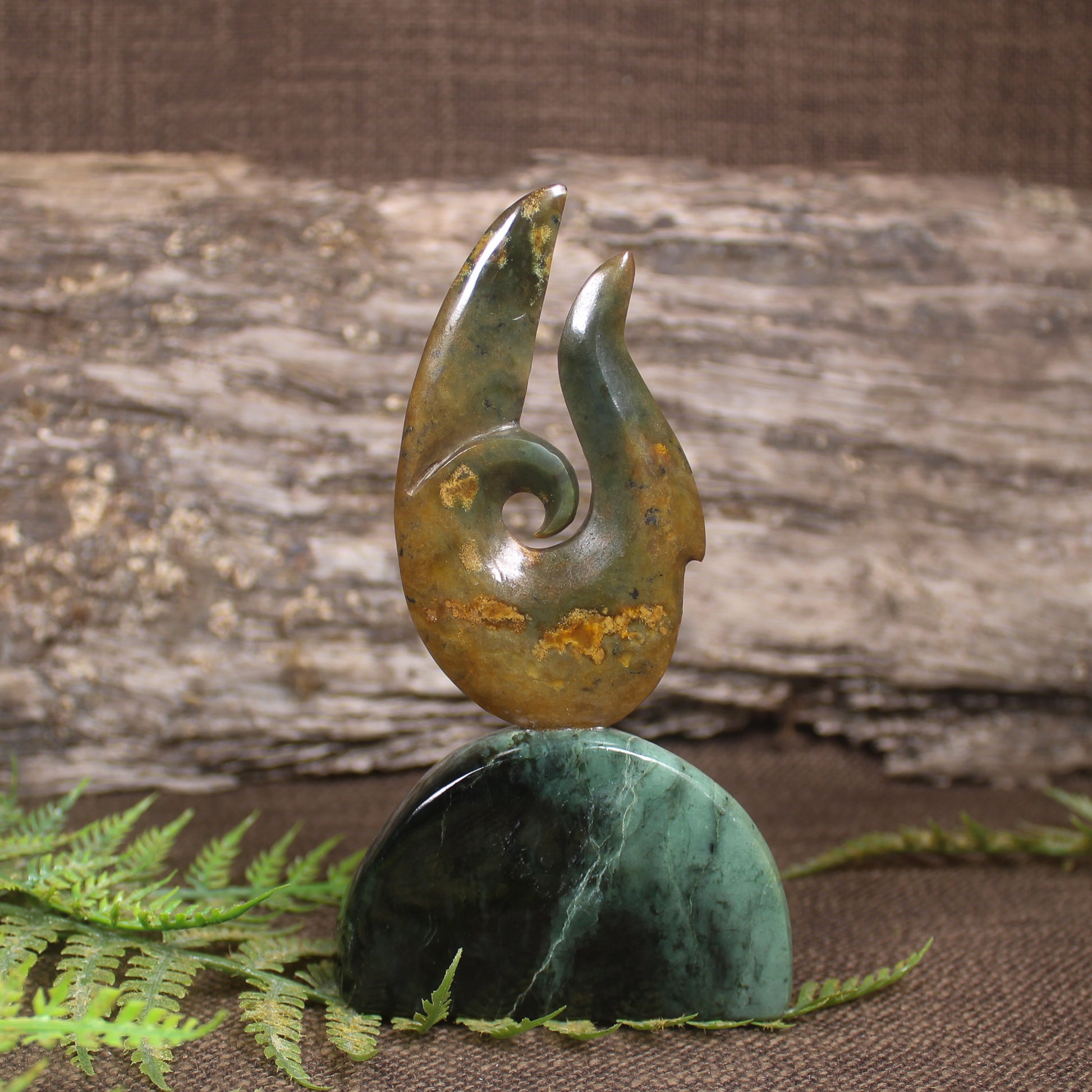 Matau Sculpture carved from Pounamu