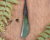 Roimata Teardrop carved from Hapopo Pounamu - NZ Greenstone