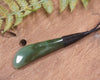 Roimata Teardrop carved from Hapopo Pounamu - NZ Greenstone