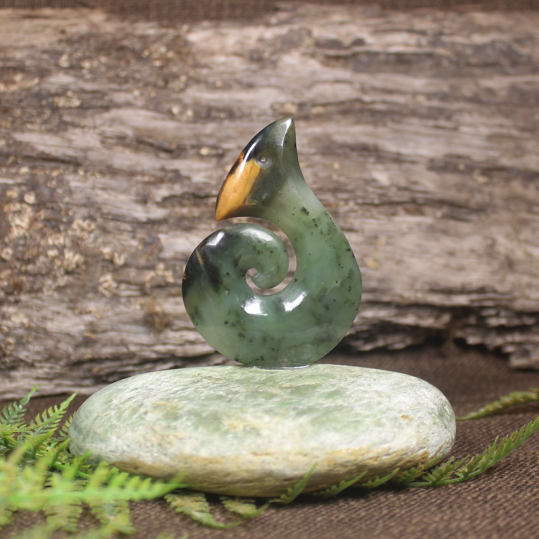Matau Sculpture carved from Pounamu