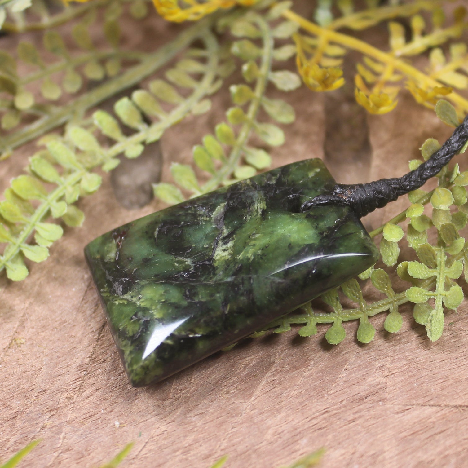 Douglas Creek Pounamu carved into a Toki Pendant - NZ Greenstone
