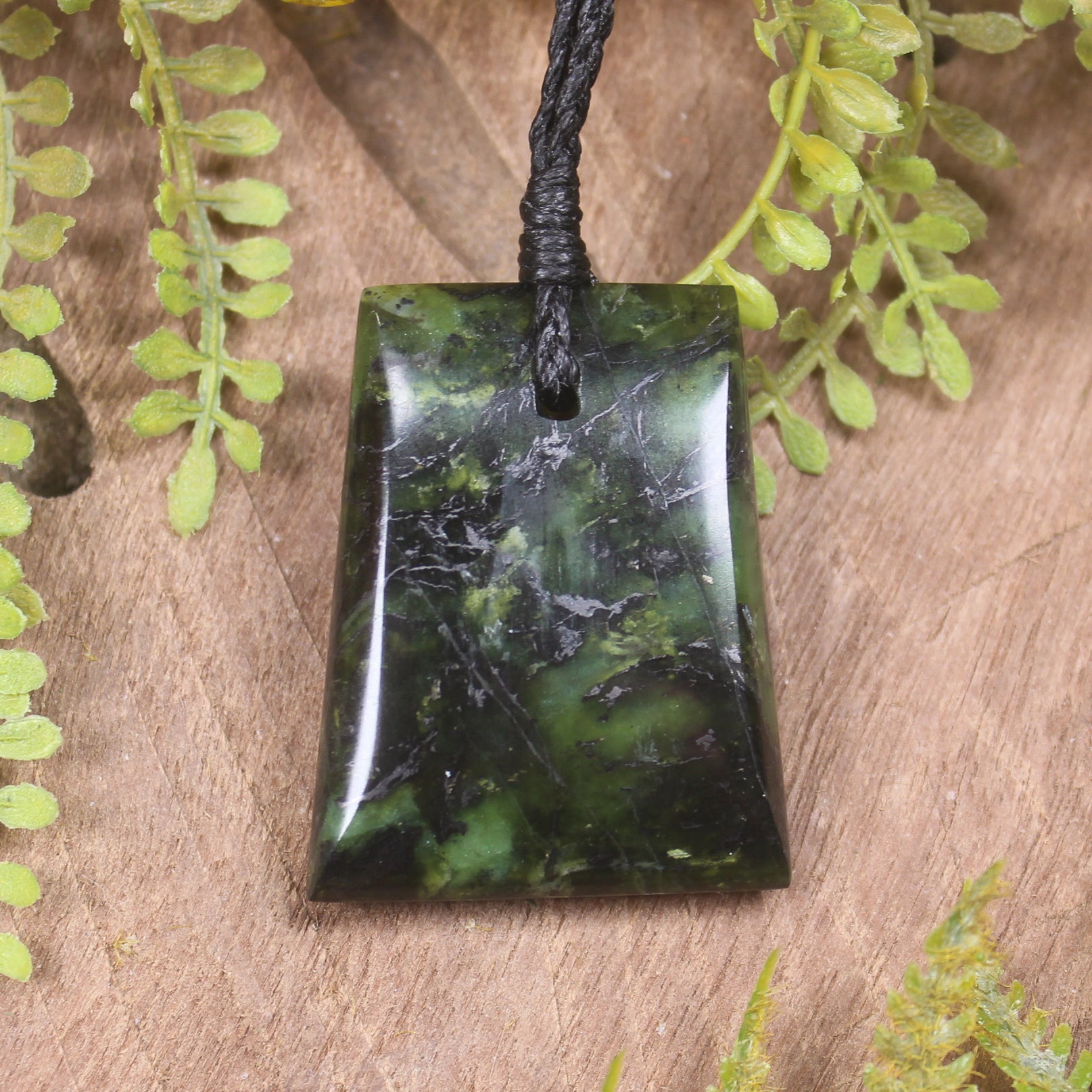 Douglas Creek Pounamu carved into a Toki Pendant - NZ Greenstone