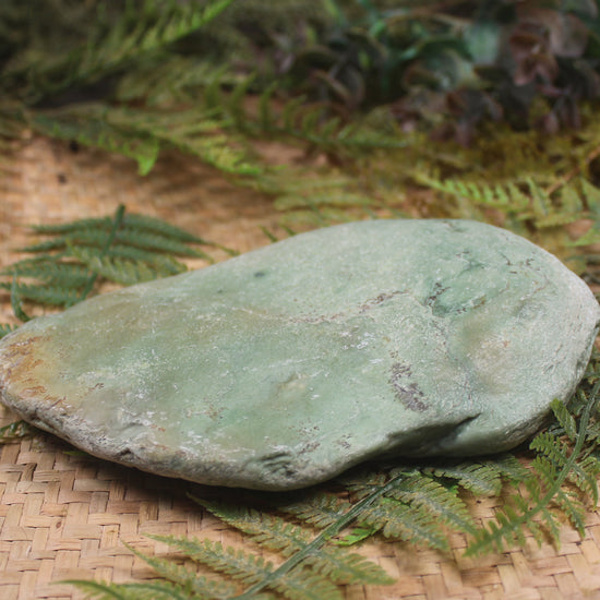 Freeform Pounamu Sculpture - Kokopu  Pounamu - NZ Greenstone