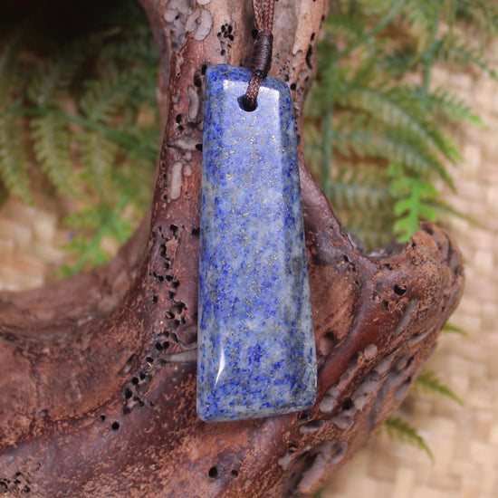 Toki or Adze carved from Lapis Lazuli