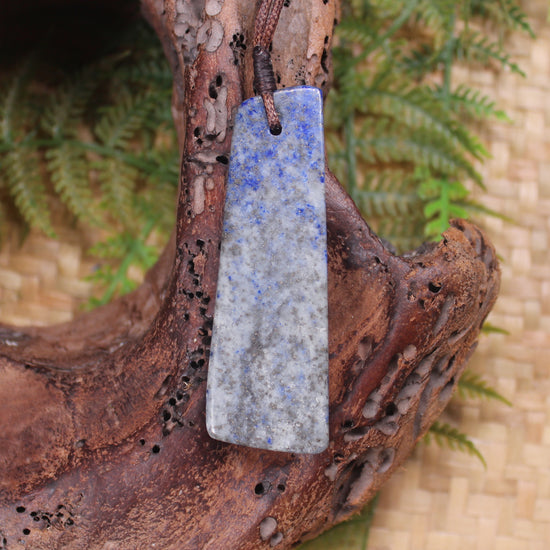 Toki or Adze carved from Lapis Lazuli
