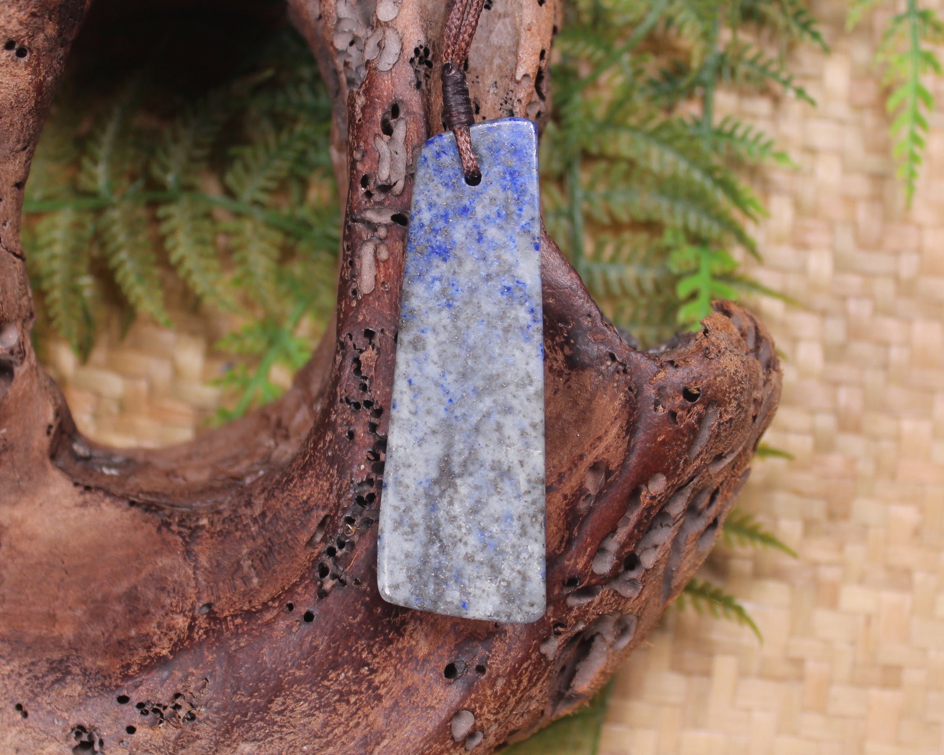 Toki or Adze carved from Lapis Lazuli