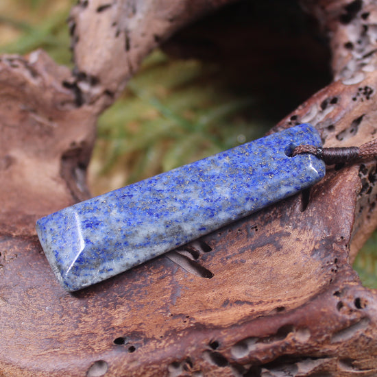 Toki or Adze carved from Lapis Lazuli