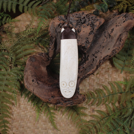 Roimata carved from Whale Bone