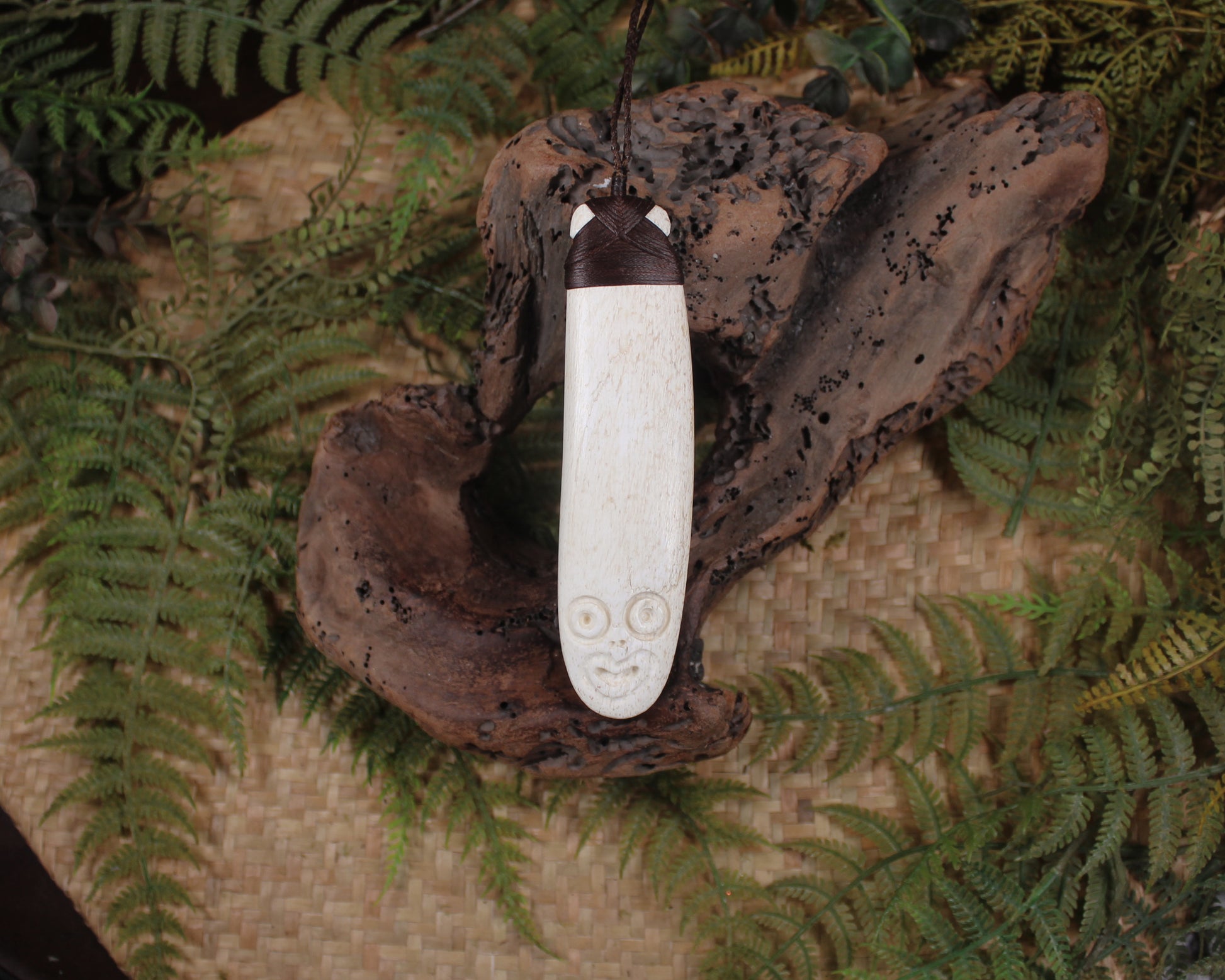 Roimata carved from Whale Bone