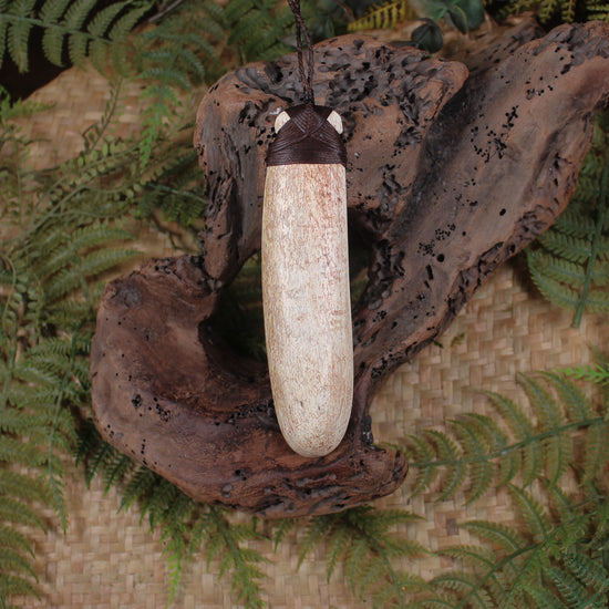 Roimata carved from Whale Bone