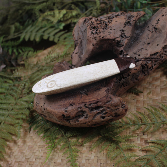 Roimata carved from Whale Bone