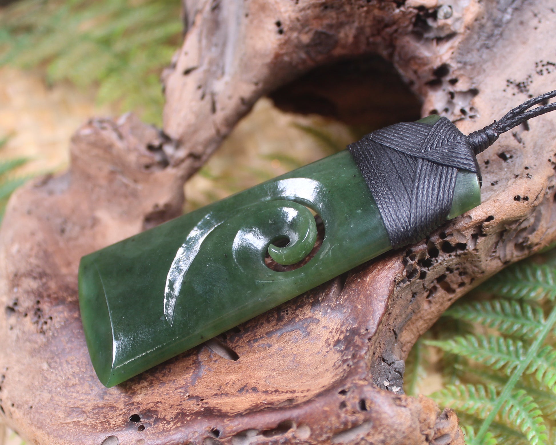 Toki with Koru pendant