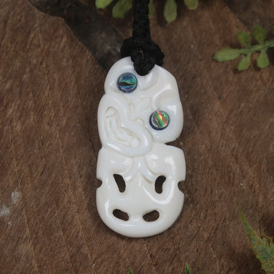 Hei Tiki carved from Bone