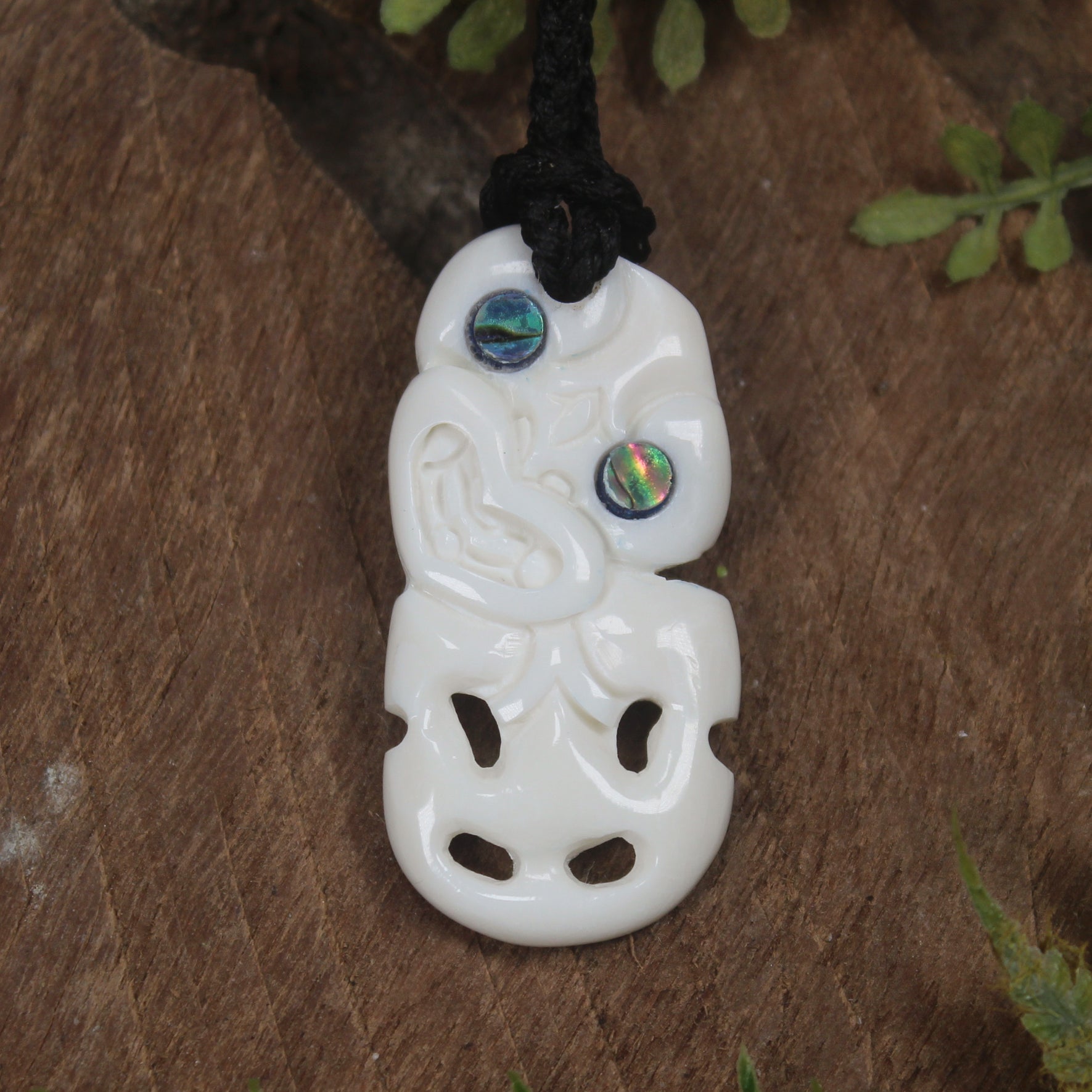 Hei Tiki carved from Bone